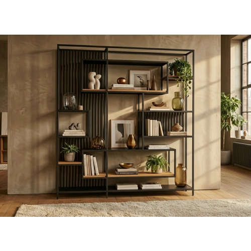 REGAŁ NA KSIĄŻKI METALOWE  RNK-138